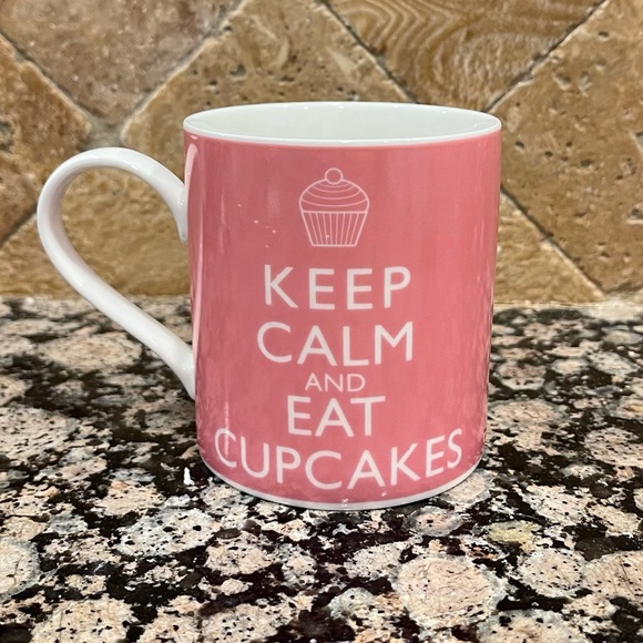 Kent Pottery Other - Kent Pottery Keep Calm and Eat Cupcakes coffee mug
